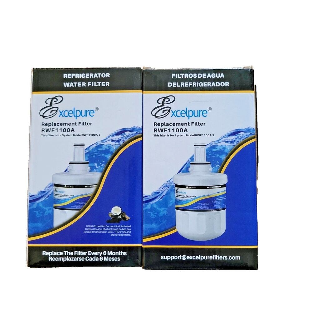 2-Pack RWF1100A DA29-00003G Water Filters Compatible W/Samsung DA29-00003G